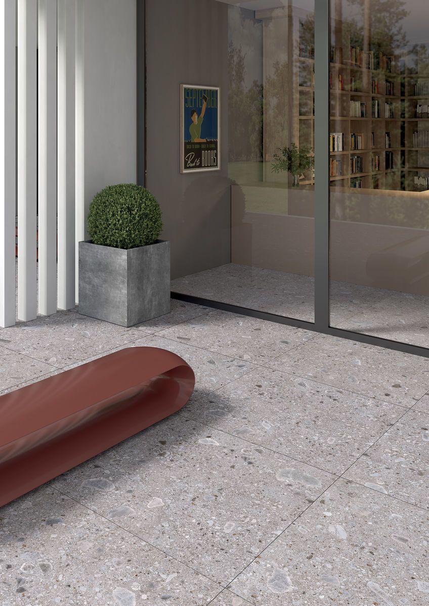 Stone effect Indoor Floor Tiles Keope