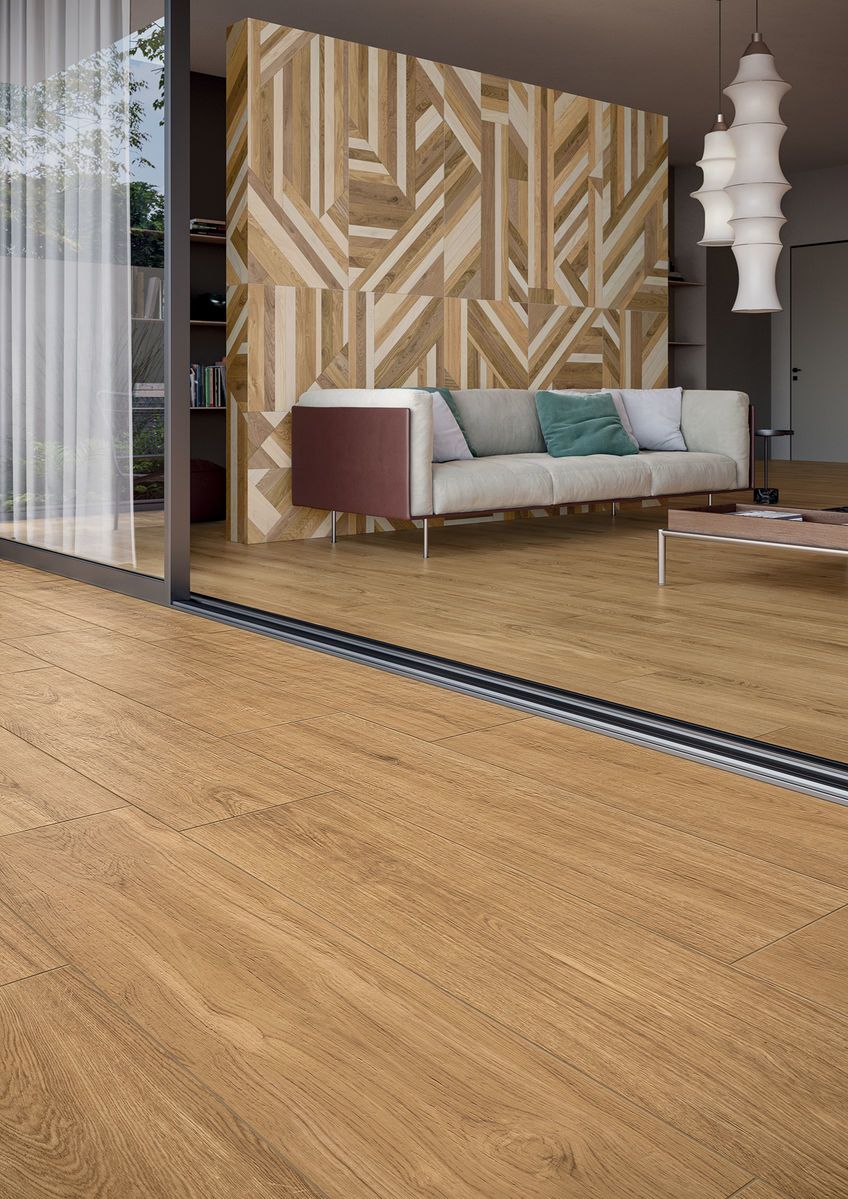 Coordinated indoor and outdoor tiles Keope Ceramic Tiles