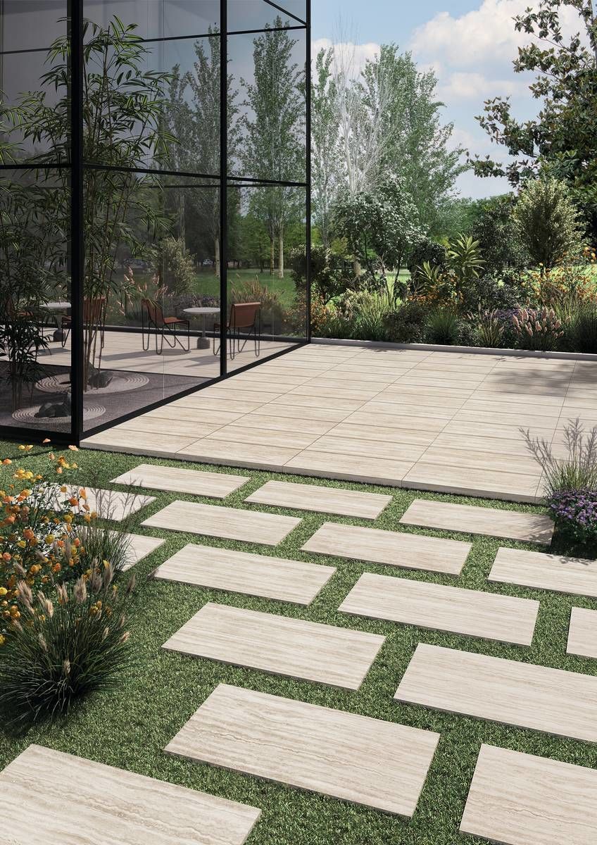 Stone effect Indoor Floor Tiles Keope