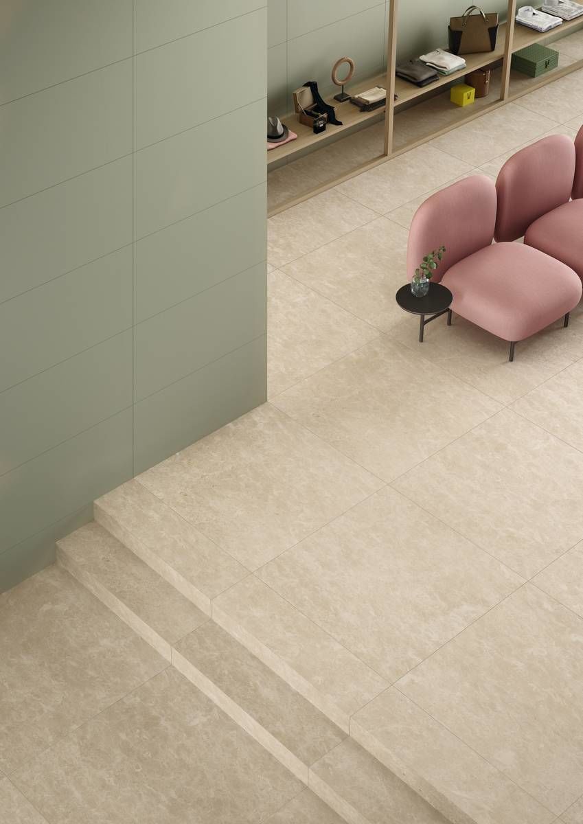 Stone effect Indoor Floor Tiles Keope