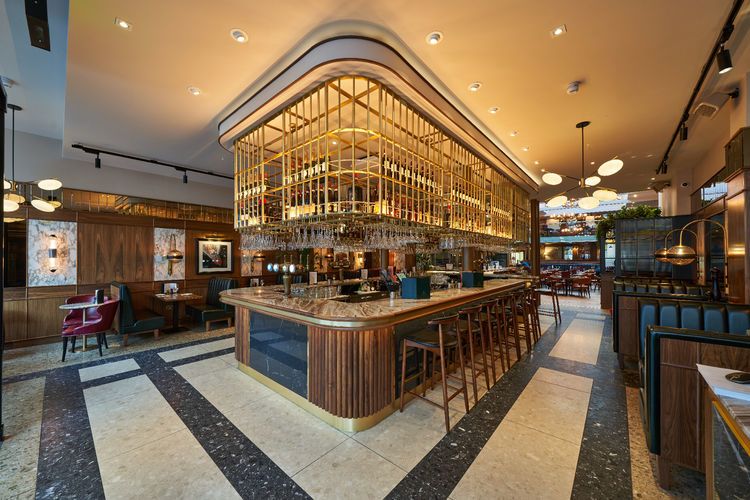 Elements Lux and Eclectic for the Restaurant Amarone in Aberdeen