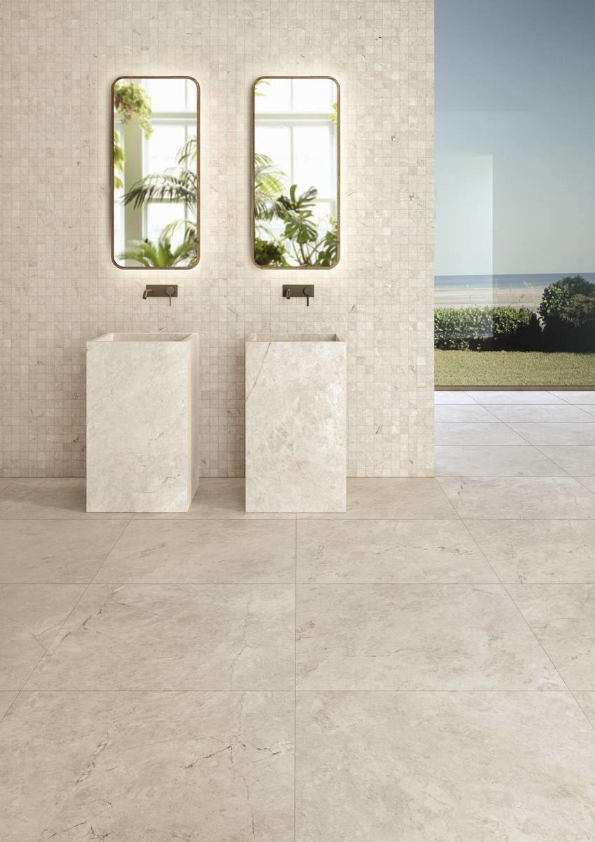 Stone effect Indoor Floor Tiles Keope