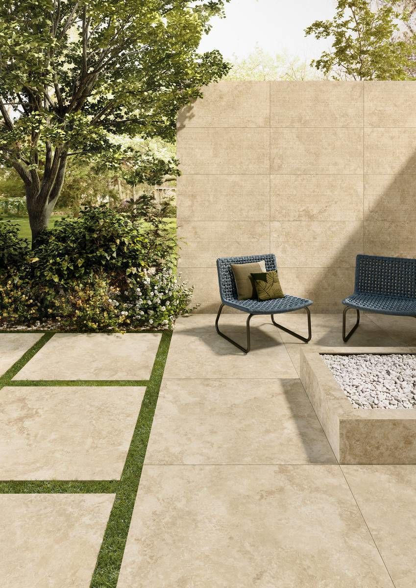 Stone effect Indoor Floor Tiles Keope
